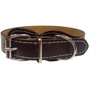 Resim Kahve Deri Köpek Boyun Tasması 1,5 Cm X 25-35 Cm Çok Renkli 