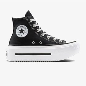 Resim Converse Chuck Taylor All Star Lift Double Stack Kadın Siyah Sneaker A12975c Siyah 