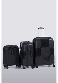 Resim Sport Shoes Center Unisex Siyah 3'lü Set Valiz Siyah 