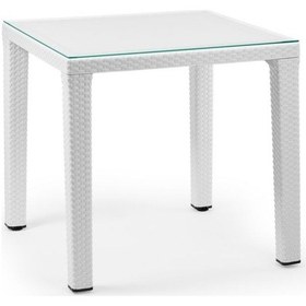 Resim Bintaşmobilya Star Dış Mekan Bahçe Masası Beyaz 