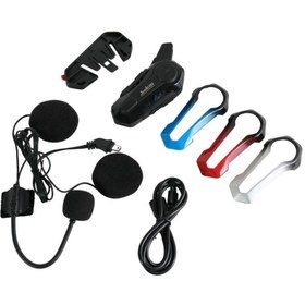 Resim JK -plus Jk-1000 Intercom Bluetooth Siyah Interkom Ikili Eşleşme *türkçe Seslendirme 