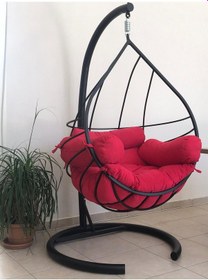 Resim Murtiko Hamak Salıncak Ev Bahçe Ofis Teras Mobilya Damla Lüks Kahverengi 