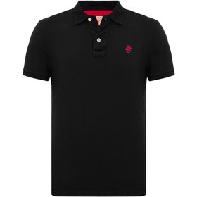 Resim Routefield Patriot Erkek Siyah Polo Tişört 
