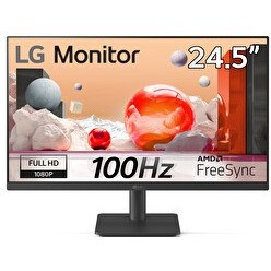 Resim LG 25MS500-B 24.5" 5 ms (GtG) 100Hz (HDMIx2) AMD FreeSync FHD IPS Panel Monitör 