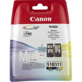 Resim Pg-510 Cl-511 Photo Value Kağıt li 2 Li Mürekkep Kartuş 