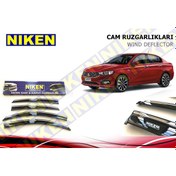 Resim Fiat Egea Cam Rüzgarlığı Kromlu Niken 