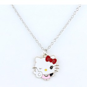 Resim Kuzgunshop Hello Kitty Cool Emoji Kolye 