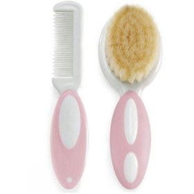 Resim Chicco Fırça ve Tarak Seti - Pembe 0M+ 