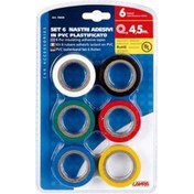 Resim Lampa Izole Bant 6 Farklı Renk 19Mmx4,5M 70028 