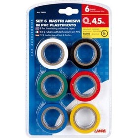 Resim Lampa Izole Bant 6 Farklı Renk 19Mmx4,5M 70028 