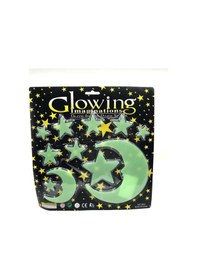 Resim Fosforlu Ygülen Yıldız Yeşil Çocuk Odası Yeşil 53 Adet Büyük Boy 