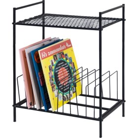 Resim Akis Home Plak ve Pikap Sehpası Metal Siyah 