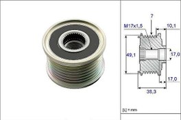 Resim ALTERNATOR KASNAGI W204 08-14 W205 14-18 VITO W447 14- VITO W639 10- . MOVANO MASTER III MEGANE III VALEO 588063 OEM 