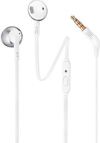 Resim JBL T205 KULAKİÇİ KULAKLIK BEYAZ KROM 