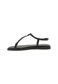 Resim Nine West ORIA 6FX Siyah Kadın Düz Sandalet 