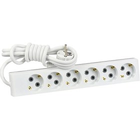 Resim Günsan Altılı Çocuk Korumalı Topraklı Grup Priz 2 Metre 