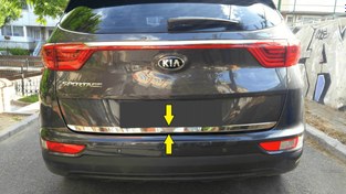 Resim Kia Sportage Krom Bagaj Alt Çıtası 