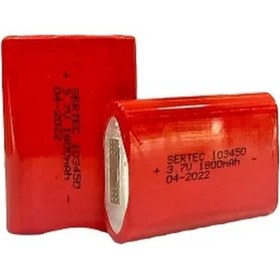 Resim 103450 Li-ion 3.7v 1800mah Prizmatik Şarjlı Pil Tg/tmy 222943 