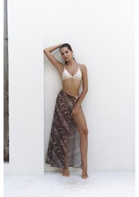 Resim Mai Collection Mai Studios Co. Evgenios Tokalı Vizon Uzun Etek Vizon 