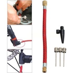 Resim İlk El Grup Ieg™ Pompa Iğne Başlık Seti Top Bisiklet Lastiği Şişirme Iğneleri () 