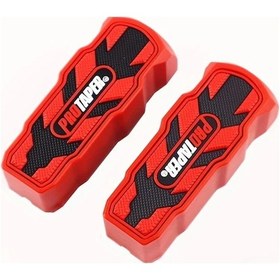 Resim Hightower İndirimli Bajaj İçin Renkli Kaymaz Genişletilmiş Ön Pedal Yastıkları Kırmızı 