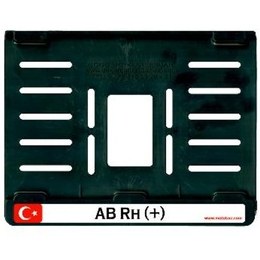 Resim Motosiklet Pleksi Plakalık Ab Rh (+) 
