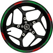 Resim Cbf Kırmızı Yazılı Yeşil Reflektif Pençe Şeritli 002 Burchakstore