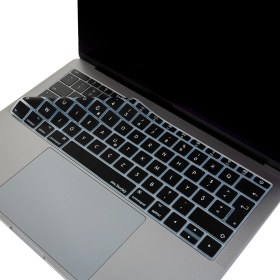 Resim McStorey Laptop Macbook Pro Klavye Kılıf F-Türkçe DaktiloTip Baskı A1534 A1708 ile Uyumlu 