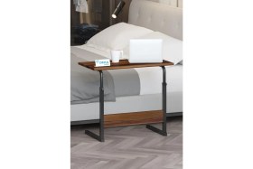 Resim Dehalimited 80 x 40 Yükseklik Ayarlı Çalışma Masası Dikiş Masası Hasta Yemek Masası Laptop Sehpası 