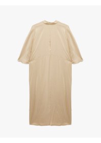 Resim Koton Rahat Kalıp Geniş Kol Uzun Saten Kimono Ceket Lıght Gold 6sak50100uw Lg2 