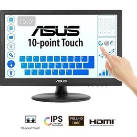 Resim 15.6" Vt169He 60Hz 5Ms Full Hd İps Dokunmatik Monitör 