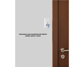 Resim Shopwave Wireless Kapı Zili Pratik ve Zahmetsiz Günlük Kullanım 