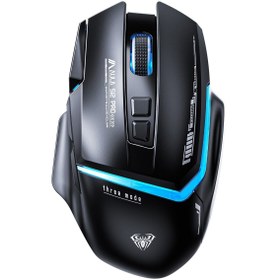 Resim Aula S12 Pro 12800 DPI 8 Tuşlu Makrolu Kablolu Optik Gaming Oyuncu Mouse Siyah 