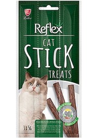 Resim Reflex Stick Av Hayvanlı ve Kaz Etli Tahılsız Kedi Ödül Çubuğu 3 x 5 G 
