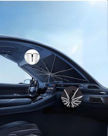Resim Mini Cooper, Fiat 500, Smart Fortwo, Hyundai İ10, Kia Picanto Uyumlu Oto Şemsiye 