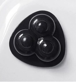 Resim Gaojunshop01 E 4 Adet 360 Derece Dönen Paslanmaz Rulmanlı Kendinden Yapışkanlı Mobilya Tekerleği 