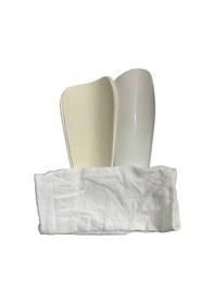 Resim Nk Logolu Futbol Tekmeliği Darbelere Dayanıklı Koruma Beyaz 