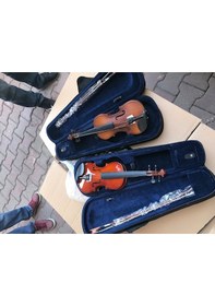 Resim Pagannini Vg001L 4/4 Tam Boy Parlak Cila Keman-Kılıf-Yay-Reçine 