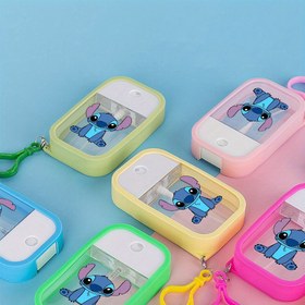 Resim Disney Stitch'in 1.7oz Doldurulabilir | Modern Dispenser | Şeffaf Yeniden Kullanılabilir Seyahat Parfüm Şişeleri Boş Şişe Bölücü Kozmetik Konteyner Seti Tatil Hediyesi Anneler Günü Hediye Kız Arkadaş İçin En İyi Sevgililer Günü Hediyesi 