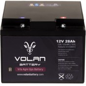 Resim Volan Battery 12 Volt 28 Amper Kuru Akü 3 Yıl Garantili 