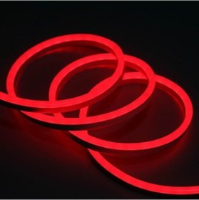 Resim Kırmızı Neon Led 220 V Tak Çalıştır 5M 220 Volt 8X16Mm 1S 
