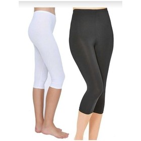 Resim Tutku Elit 2102 Bayan Karışık Renkli Modal Elastan Kapri Tayt 10 Adet 001 