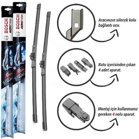 Resim Bosch Aerotwin Plus Vw Tiguan Silecek Takımı 2016 - 2021 