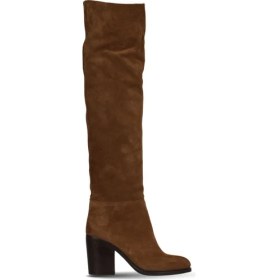 Resim Bueno Shoes Taba Süet Kadın Topuklu Çizme 30WC18722 30WC18722 