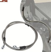 Resim Hightower Jfg Racıng 27.56inch Motosiklet Hidrolik Fren Hortumu Paslanmaz Çelik Evrensel 