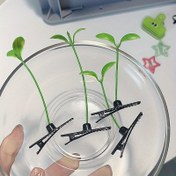 Resim 5 Adet Fasulye Filizi Toka Seti - Sevimli Tatlı Plastik Saç Tokaları Çiçek ve Kelebek Elemanları ile Kadınlar için - Yazı Şeklinde Düz Renkli Saç Aksesuarları, 14+ Yaş İçin Uygundur 