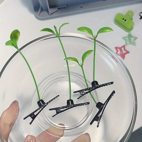 Resim 5 Adet Fasulye Filizi Toka Seti - Sevimli Tatlı Plastik Saç Tokaları Çiçek ve Kelebek Elemanları ile Kadınlar için - Yazı Şeklinde Düz Renkli Saç Aksesuarları, 14+ Yaş İçin Uygundur 