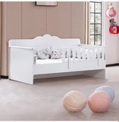 Resim Karyola, Flower Montessori Karyola - Beyaz 