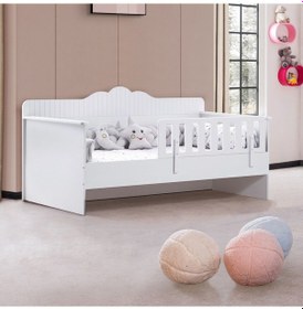 Resim Karyola, Flower Montessori Karyola - Beyaz 