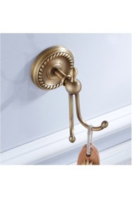 Resim Fause Bornoz Askılık Vintage Antik Pirinç 